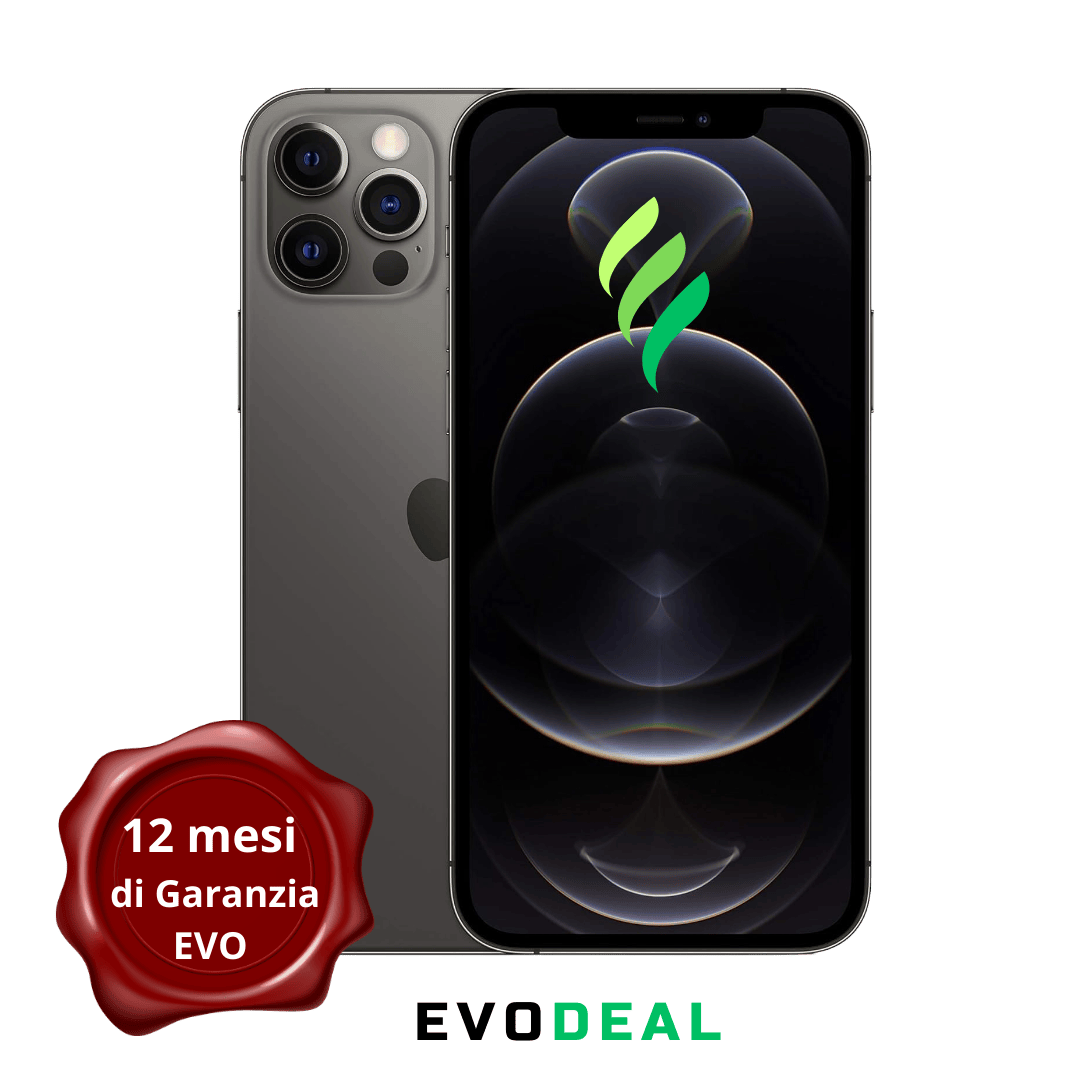 iPhone 12 PRO - 256 GB - BUONO - BATTERIA NUOVA - GRAPHITE - RICONDIZIONATO
