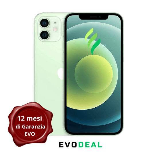 iPhone 12 - 128 GB - BUONO - BATTERIA >80% - GREEN - RICONDIZIONATO