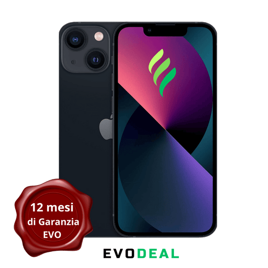 iPhone 13 mini - 256 GB - ECO - BATTERIA NUOVA - MIDNIGHT - RICONDIZIONATO