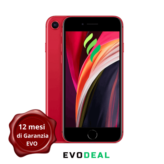 iPhone SE (2nd gen) - 128 GB - ECO - BATTERIA NUOVA - RED - RICONDIZIO