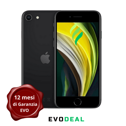 iPhone SE (2nd gen) - 128 GB - EVO - BATTERIA NUOVA - BLACK - RICONDIZ